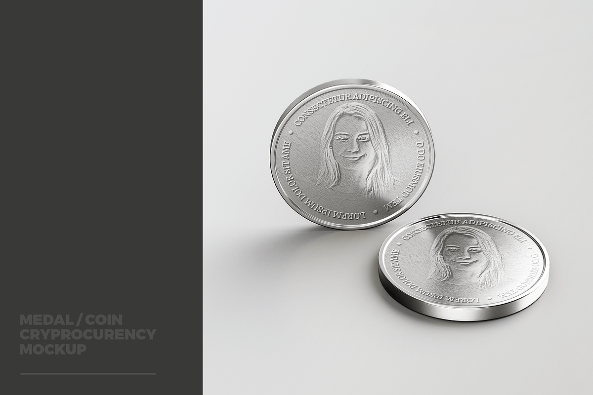 Medal / Coin / Cryprocurency MockUp, a Product Mockup by coloformia (Photo 7 of 10)