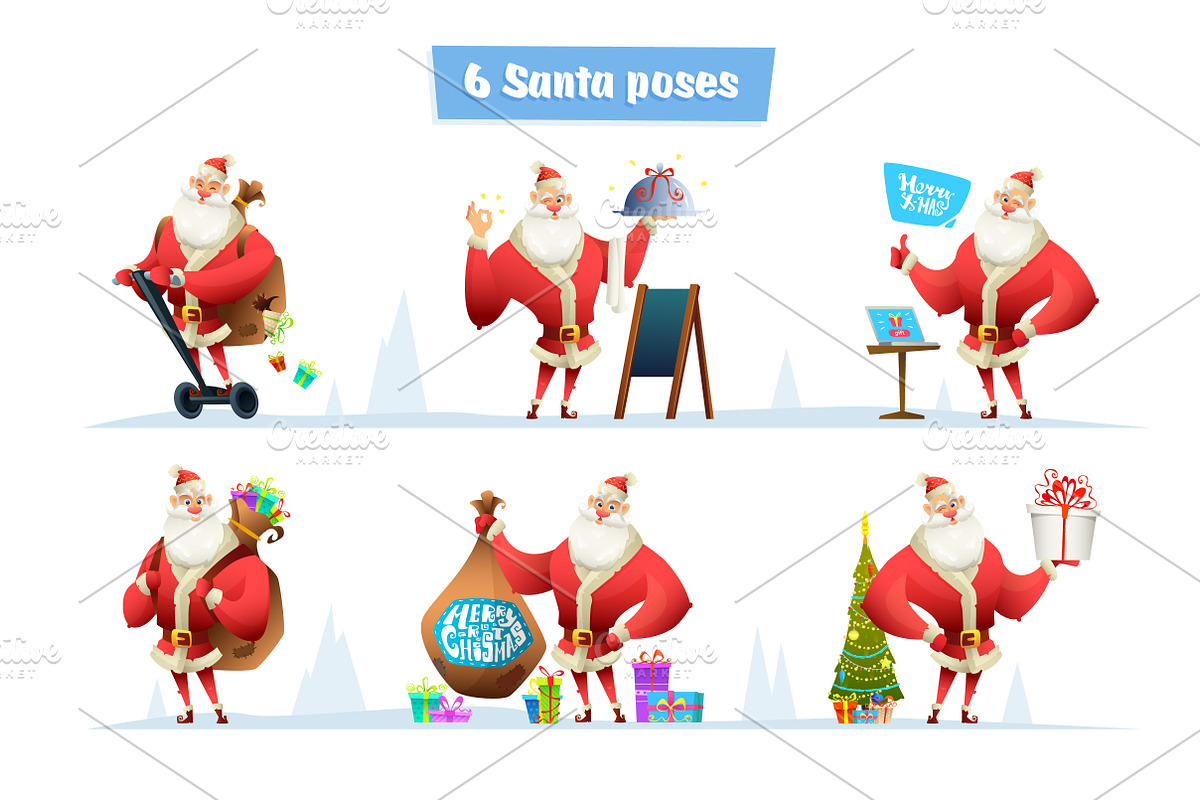 %SALE% -Big Christmas Collection, a Seasonal Illustration by VectorVision (Photo 4 of 24)