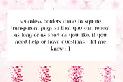 Cherry Blossom Seamless Borders, an Object Graphic by AllTheKewtClipart (Thumbnail 10 of 10)