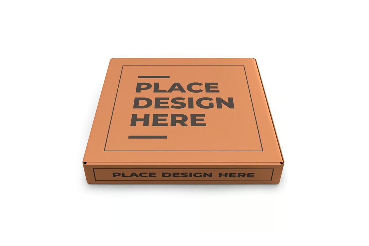 Pizza Box Packaging Mockup Template, a Packaging Mockup by DesignRushMarket (Photo 8 of 11)