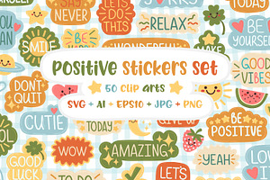 Positive Sticker Set