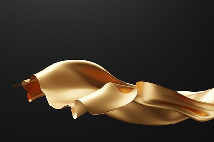 Gold luxury fabric