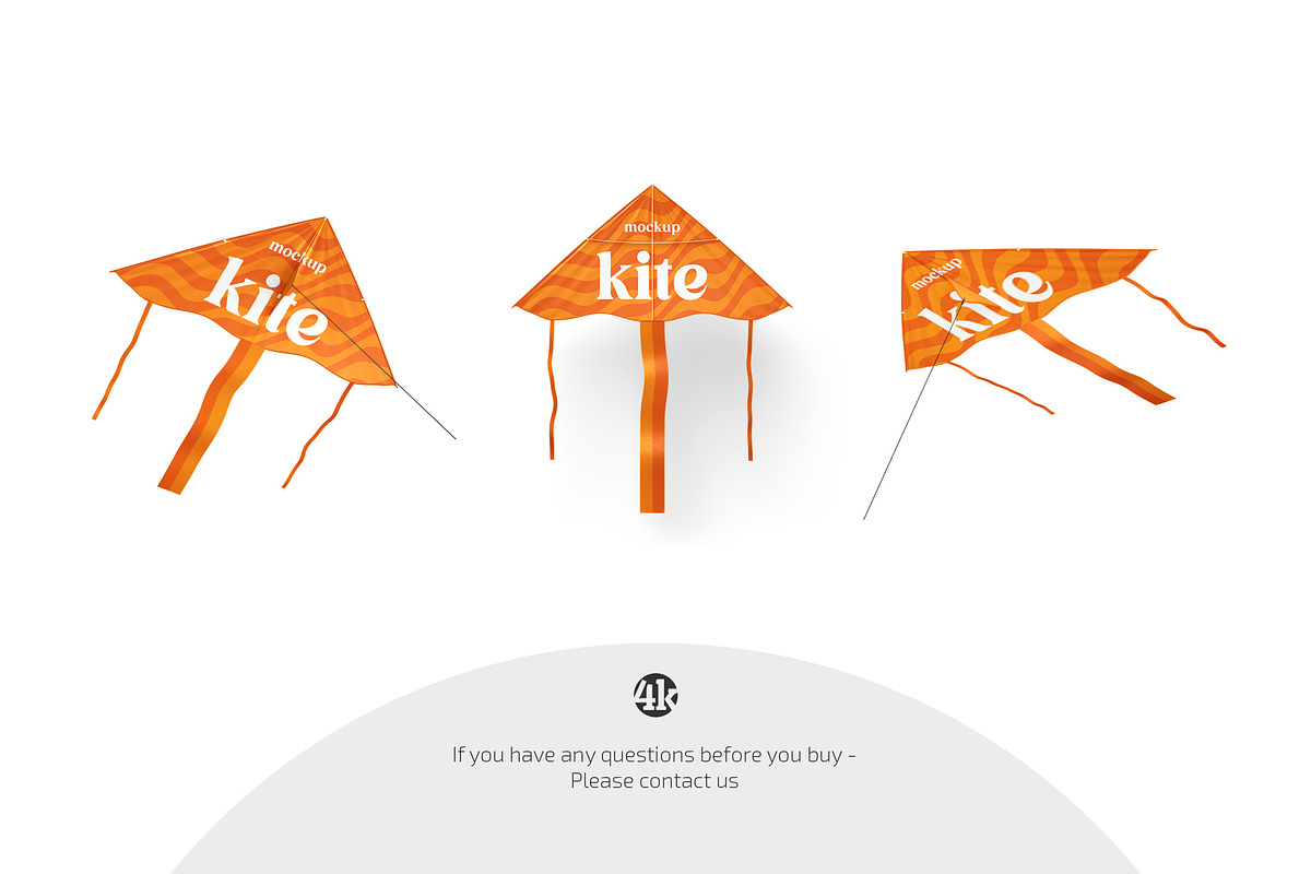 Kite Mockup Set, a Product Mockup by Country4k (Photo 4 of 4)