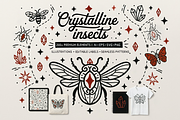 Crystalline Insects, an Animal Illustration by Curve Design (Thumbnail 1 of 9)