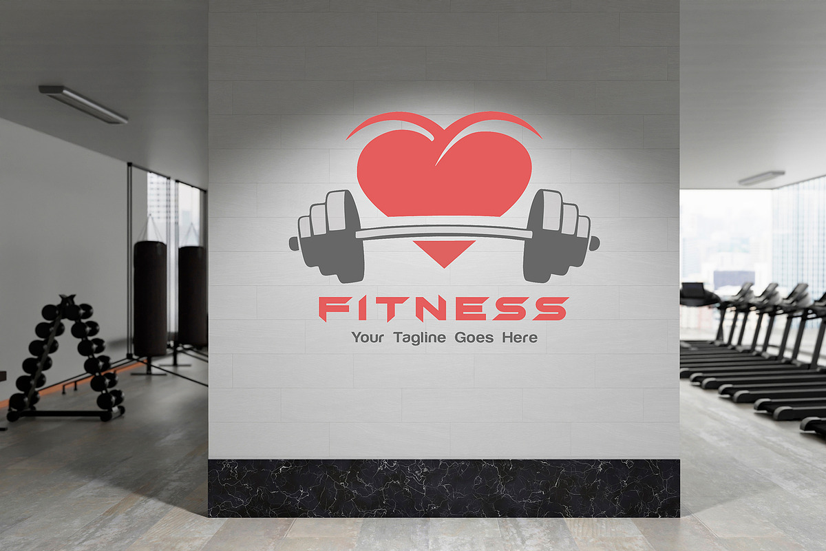Modern Fitness Logo Design Template, a Branding & Logo Template by YUDesignStore (Photo 2 of 7)