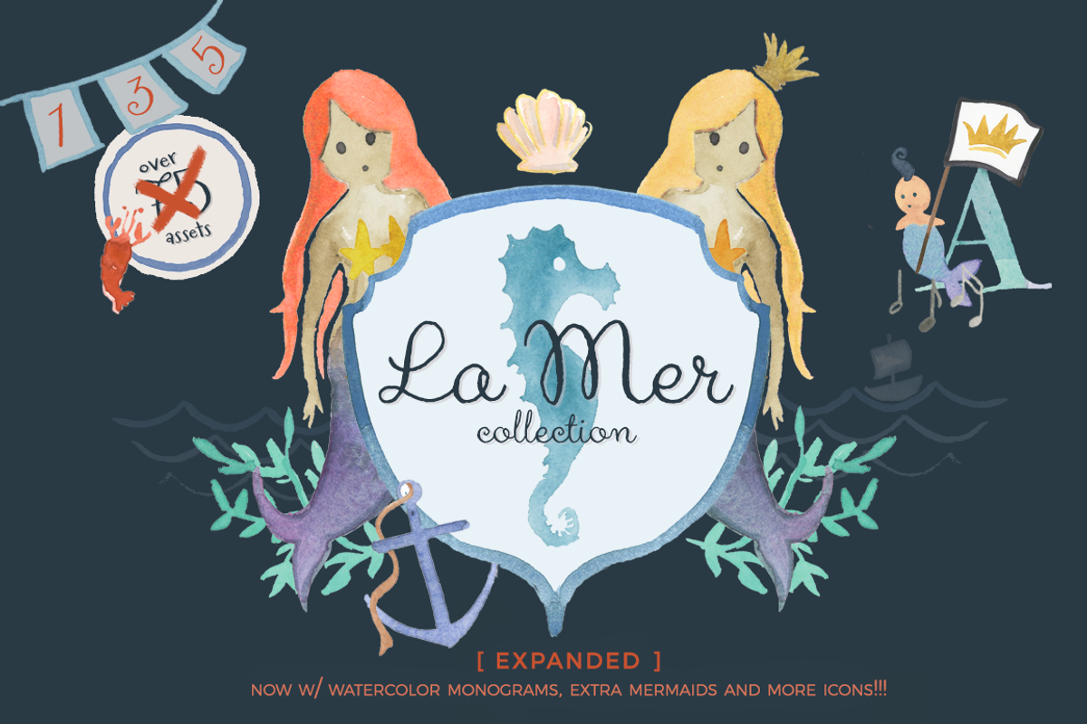La Mer Crest collection, an Illustration by KLUGE+CO (Photo 1 of 14)
