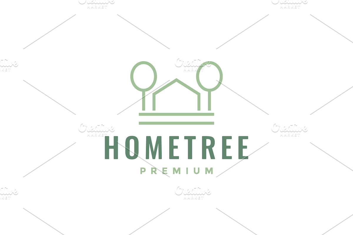 home tree building architecture logo, a Branding & Logo Template by devastd