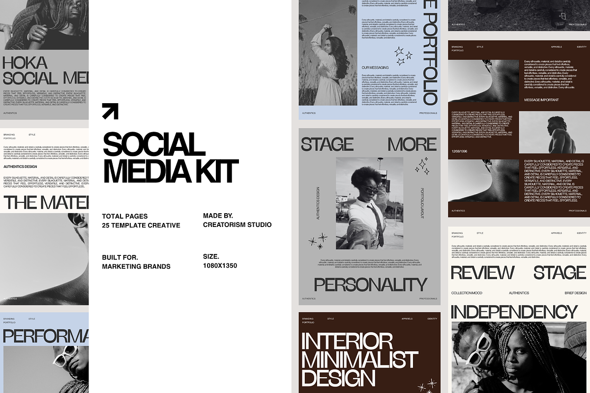 HOKA | SOCIAL MEDIA KIT PACK, a Social Media Template by Creatorism (Photo 1 of 7)