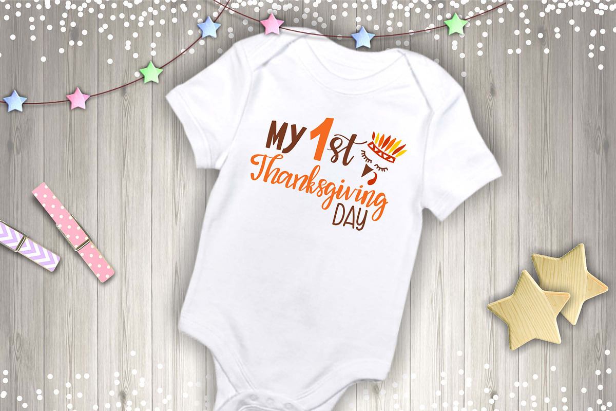 Thanksgiving day lettering clipart, an Object Graphic by mcherevan (Photo 2 of 2)