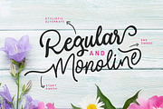 Modesta Script Font duo, a Script Font by Letterhend Studio (Thumbnail 3 of 7)