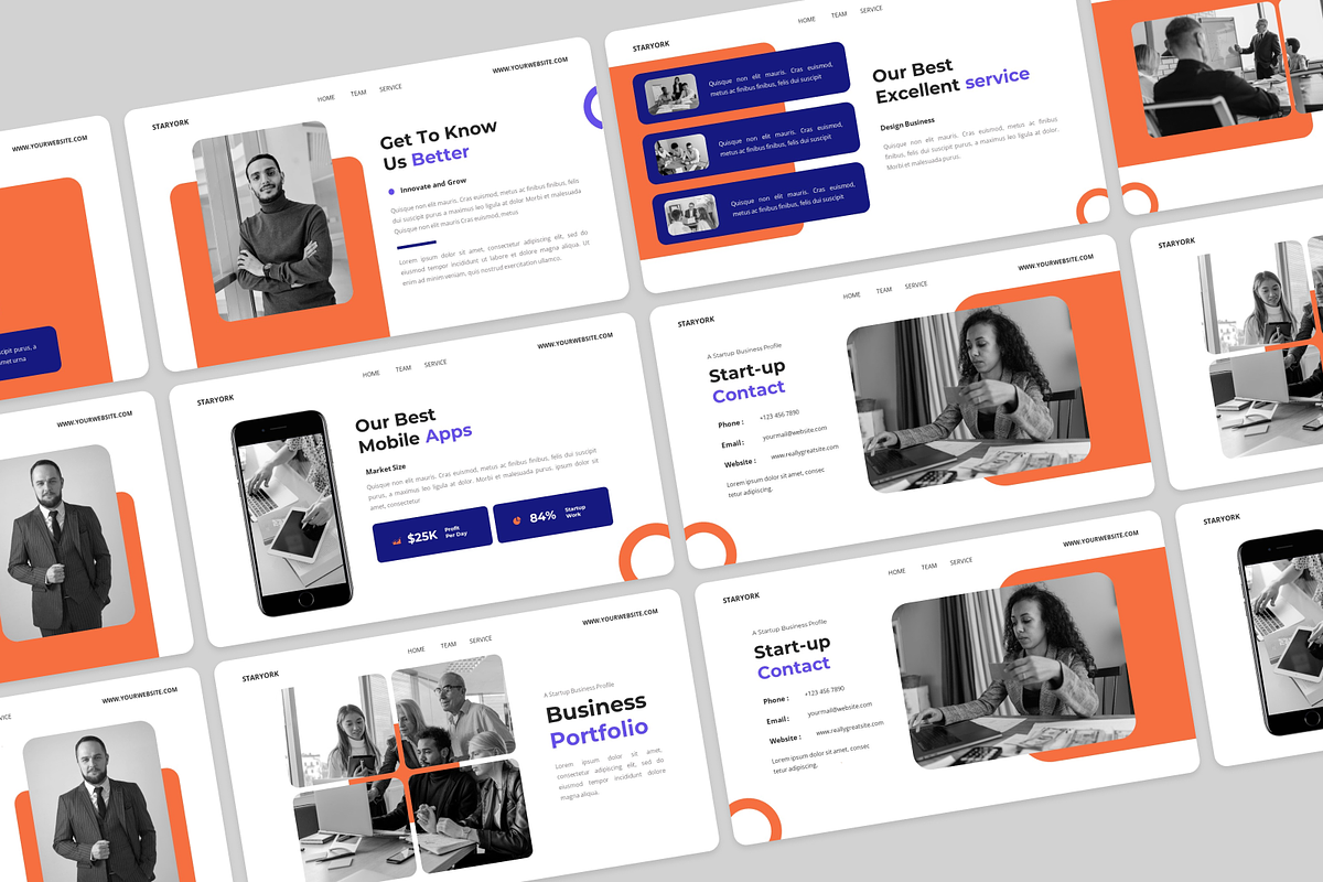 Startup Presentation Google Slide, a Presentation Template by Annora Studio (Photo 4 of 5)