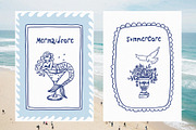 COASTAL Summer - whimsical set, a Seasonal Illustration by Madiwaso (Thumbnail 11 of 13)