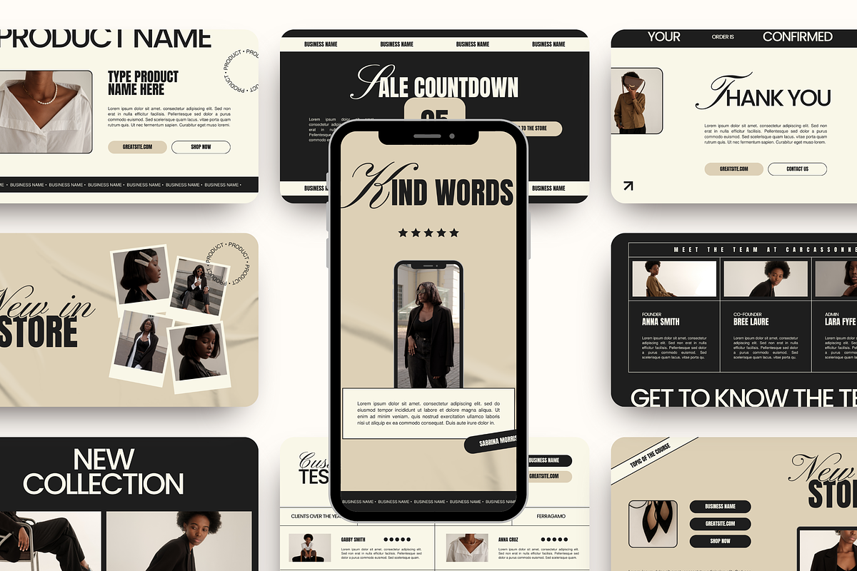 Email Marketing Newsletter Template, an Email Template by Branding Babe Co. (Photo 8 of 9)