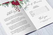 Floral Funeral Program Template, a Brochure Template by retrographix (Thumbnail 5 of 5)