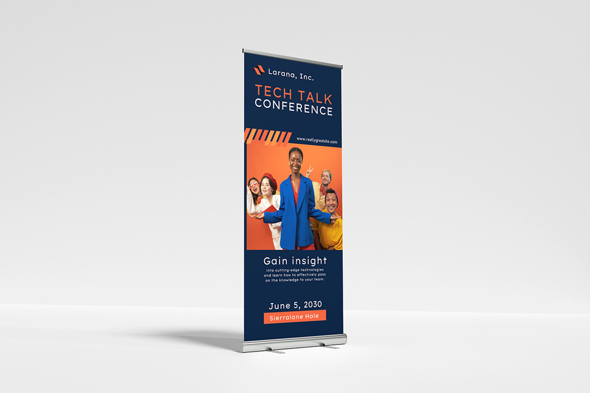 Rollup Banner Mockup, an Advertising Mockup by Creative_A23 (Photo 3 of 10)