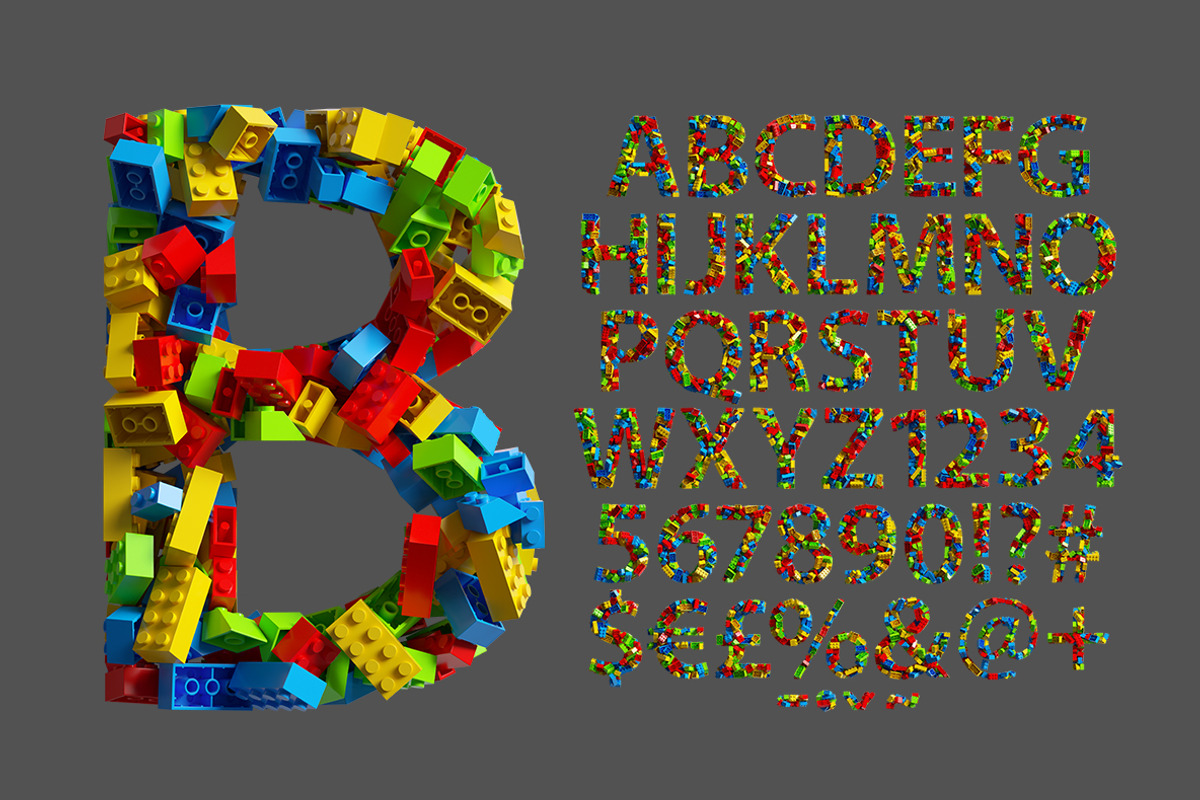 Lego CLR Font, a Font by Handmadefont (Photo 2 of 9)