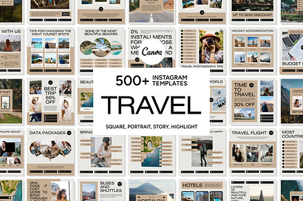 Travel Cream Template, a Social Media Template by Kalubuak