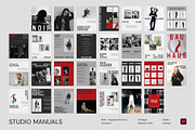 NOIR - Magazine Brochure Template, a Social Media Template by Studio Manuals (Thumbnail 8 of 8)