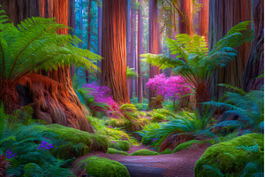 In California, Redwoods National, a Nature Photo by ZinetroN