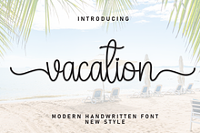 Vacation | Script Font