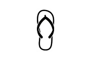 Beach Sandals Flip Flop Vector Bundl, an Illustration by jahid234 (Thumbnail 7 of 49)