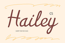 CS Hailey – Script Font