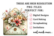 Whimsical Spring Envelope Clipart, an Illustration by OK Design (Thumbnail 4 of 6)
