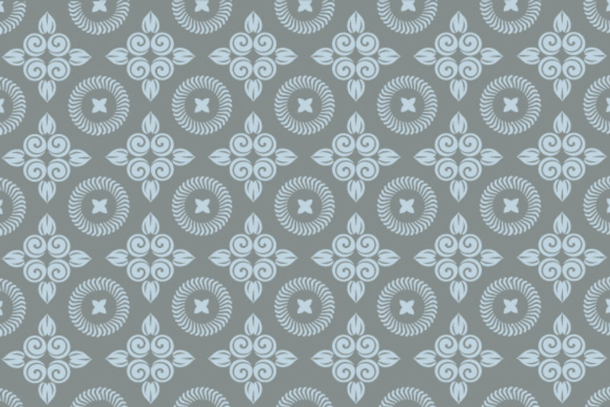 Floral seamless repeating pattern preview 4
