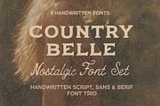 Rustic Handwritten Western Font Trio, a Handwritten Font by Laras Wonderland (Thumbnail 1 of 11)