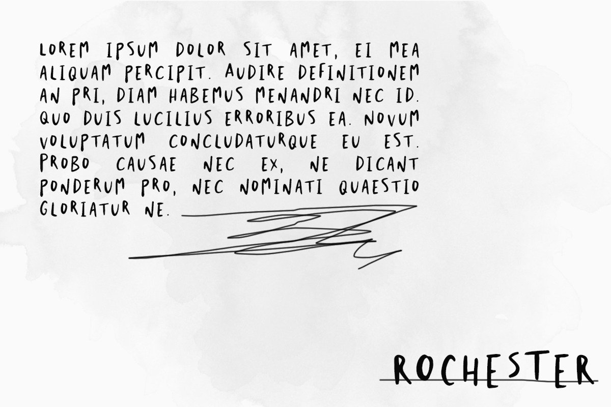 Rochester | An Abstract Font preview 4