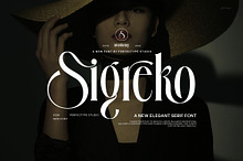 Sigreko Modern Serif Font