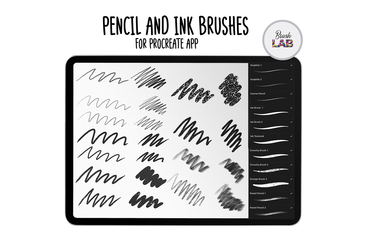 Grain & Texture Procreate Brushes, a Brush Add-On by Brush Lab (Photo 4 of 9)