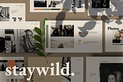Staywild. - Creative Minimal Keynote, a Presentation Template by Dirtytemp Studio (Thumbnail 1 of 11)