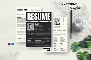 Resume - CV - Letter, a Resume Template by Cleffon_Graphic_Studio
