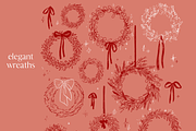 Christmas Illustrations + Lettering, a Seasonal Illustration by eclosque (Thumbnail 6 of 34)