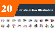 Christmas Day Illustrations, an Object Illustration by EllaMaiyaali (Thumbnail 1 of 3)