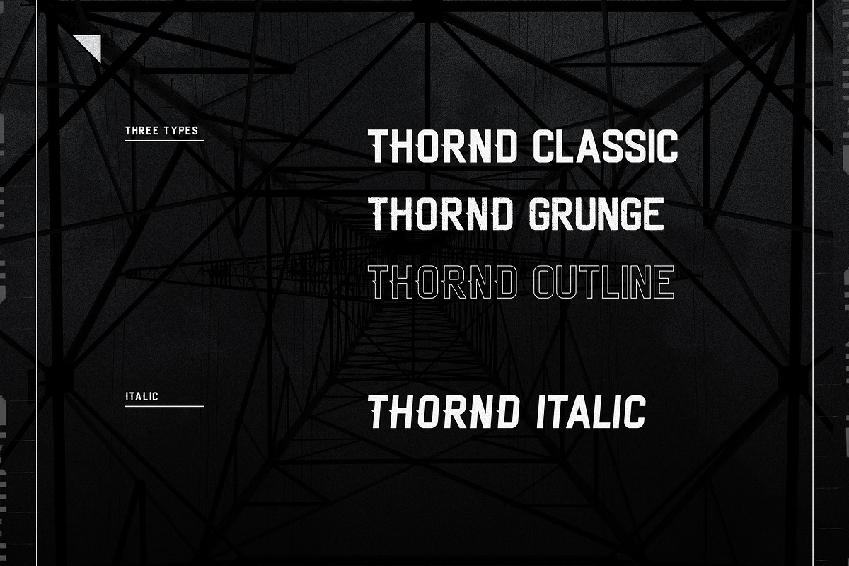 THORND - Sans Serif Font Family, a Sans Serif Font by Ckybe's Corner (Photo 5 of 9)