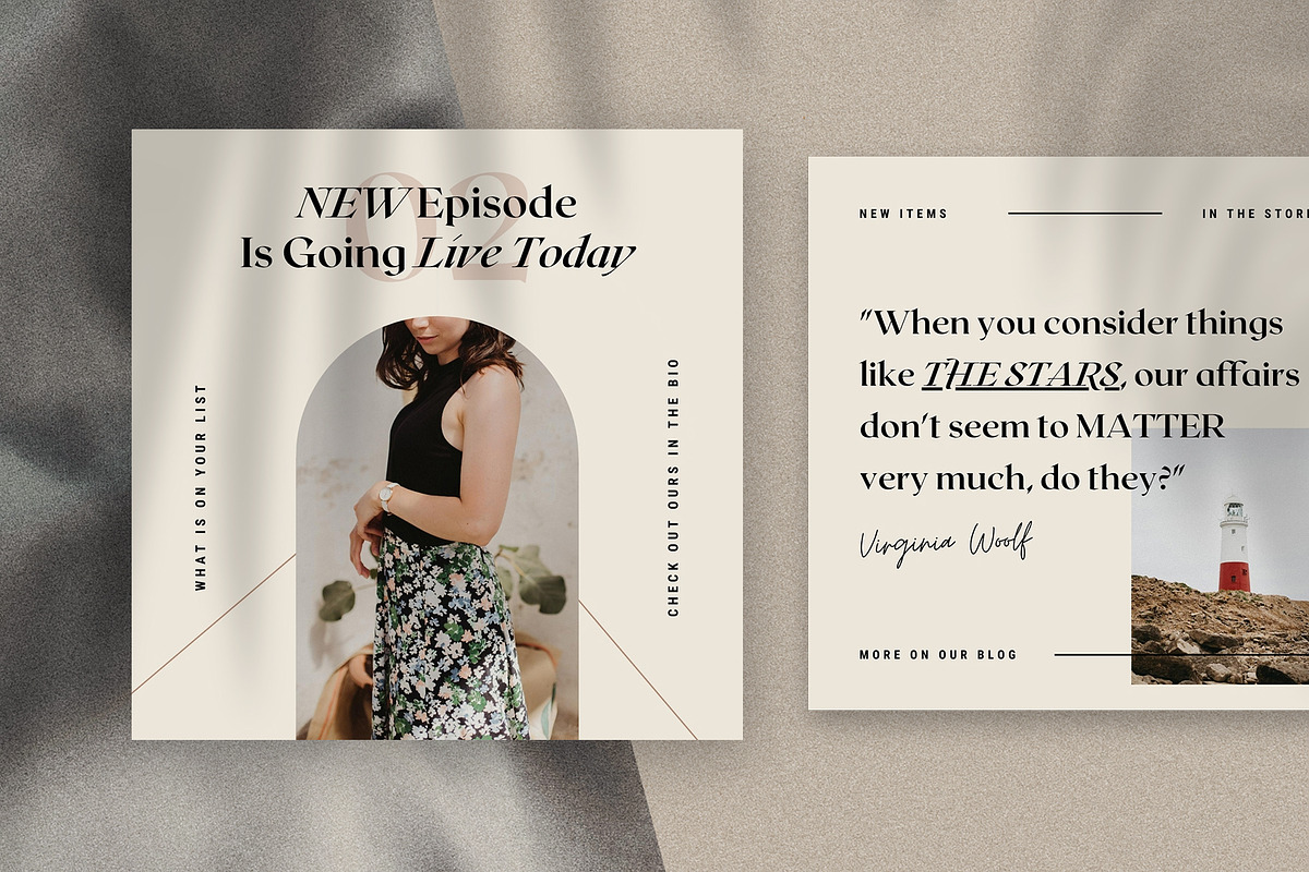 Canva Instagram Posts & Stories Pack, a Social Media Template by SilverStag Type Foundry (Photo 32 of 48)