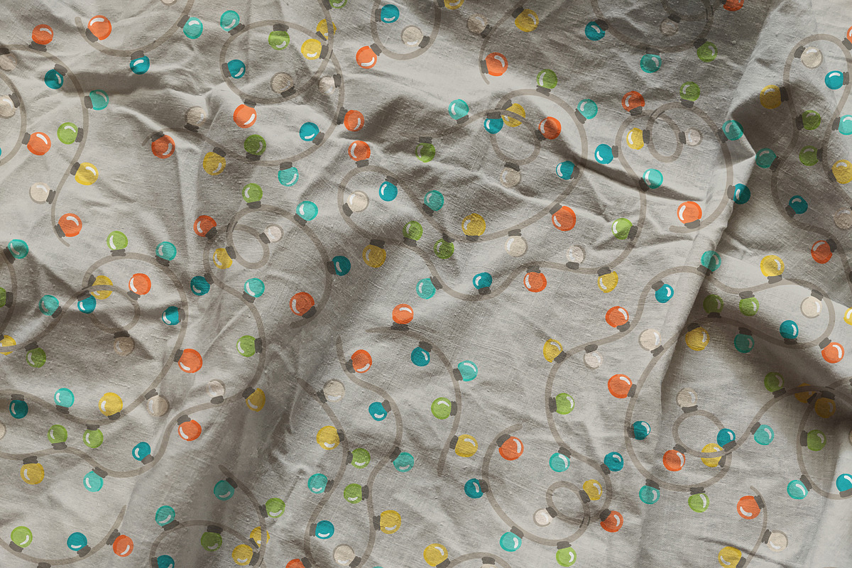 Cotton Fabric Mockup, a Print Template by helgascandinavus (Photo 3 of 7)