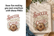Preppy Soccer Moms Club - 12 PNG, a Sport Illustration by InkyQueenArt (Thumbnail 4 of 6)