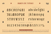 Bharits Epic Typeface, a Serif Font by alit design (Thumbnail 2 of 20)