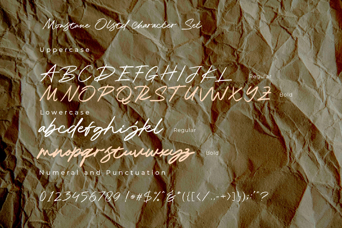 Monstane - Handwritten, a Handwritten Font by Olexstudio (Photo 13 of 14)