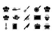 Kitchen Cooking Icon Vector Bundle, an Illustration by jahid234 (Thumbnail 23 of 51)