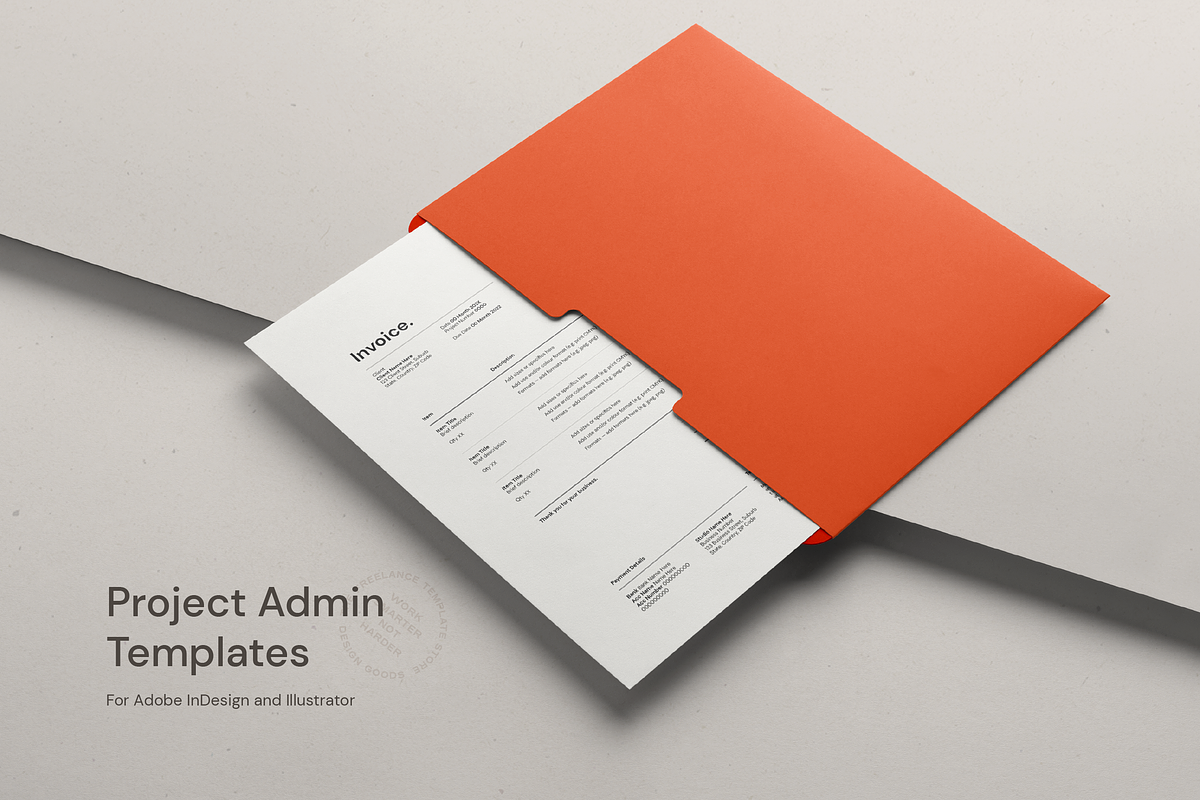 Invoice, Timeline, Quote & Receipt, a Stationery Template by Hannah Bacon Design (Photo 1 of 4)