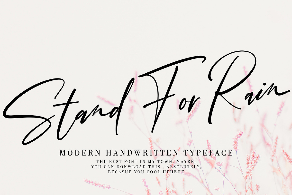 Benirka, a Script Font by pineungtype (Photo 4 of 11)
