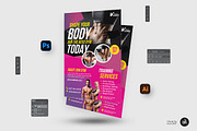 Fitness Flyer Template, a Flyer Template by Aam360 (Thumbnail 2 of 2)