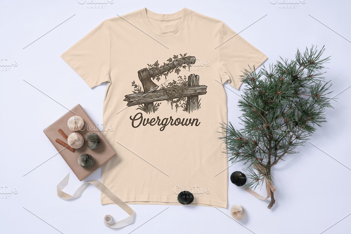 Overgrown illustration, an Object Illustration by Vectorlina (Photo 3 of 4)