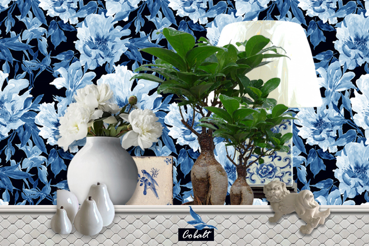 Cobalt Blue. Floral set, an Illustration by Irina Dolgikh (Photo 9 of 9)