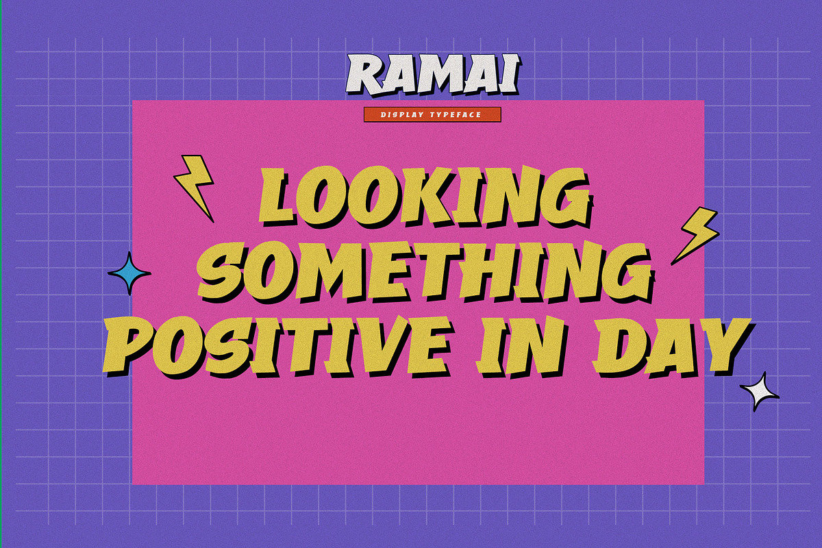 RAMAI - Display Typeface, a Font by Gassstype (Photo 7 of 8)