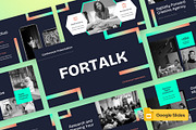 Fortalk - Conference Google Slides, a Presentation Template by rgbryand (Thumbnail 1 of 6)